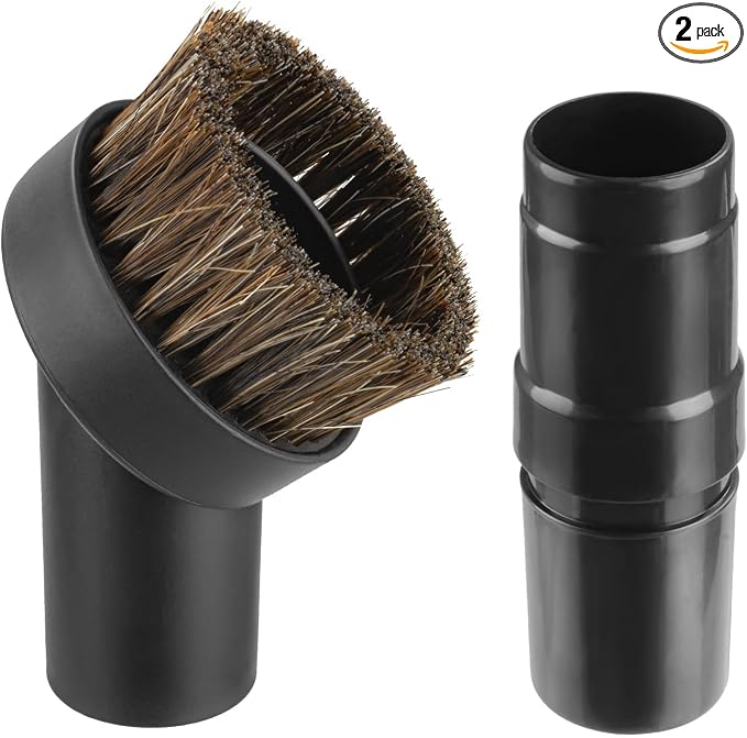 25mm Horse Hair Round Dust Brush, 1.25" Vacuum Brush Attachment by AzmuthforSharkvacuum