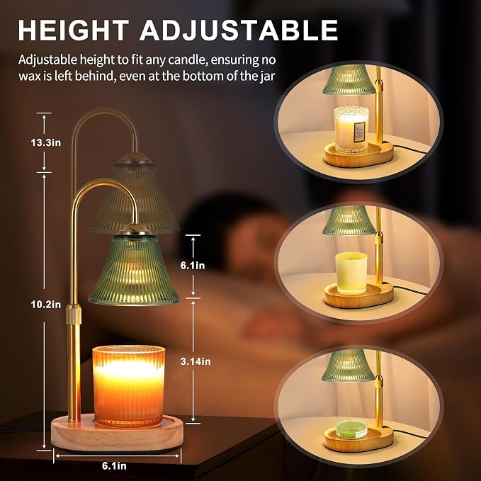 Candle Warmer Lamp, Height Adjustable Candle Warmer - Image 7