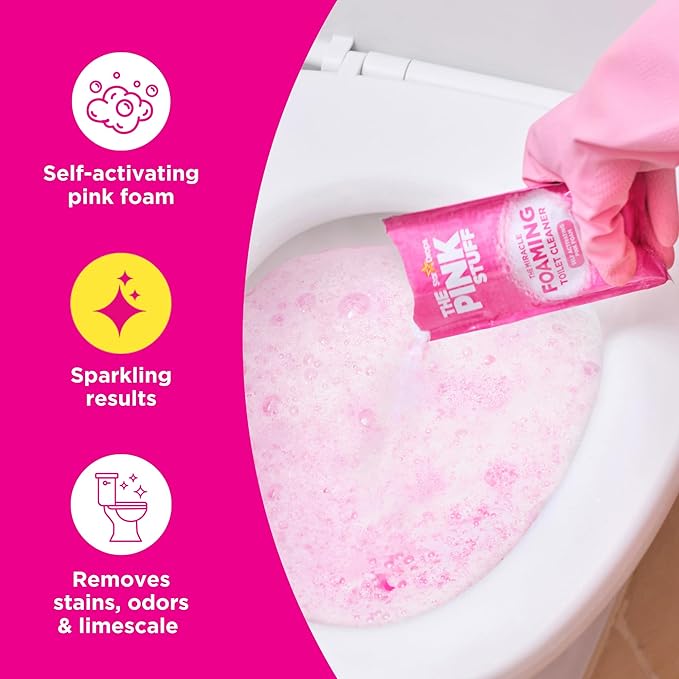 Stardrops The Pink Stuff Miracle Power Foaming Toilet Cleaner – Self-Activating - Image 3