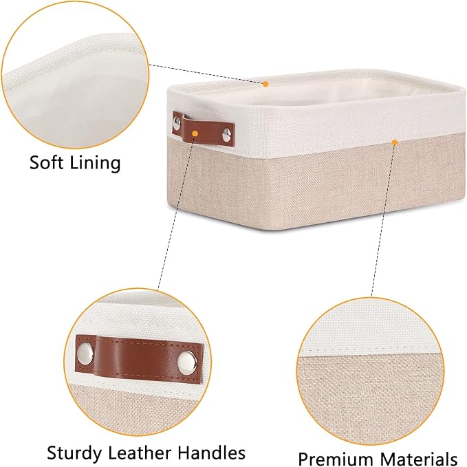 DULLEMELO Small Storage Bins, Storage Baskets - Image 3