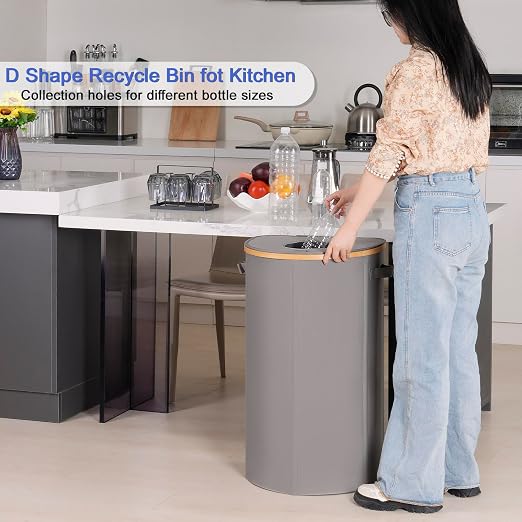efluky Recycling Bin for Kitchen 100L, 26 Gallon Recycle Bins for Indoor - Image 4
