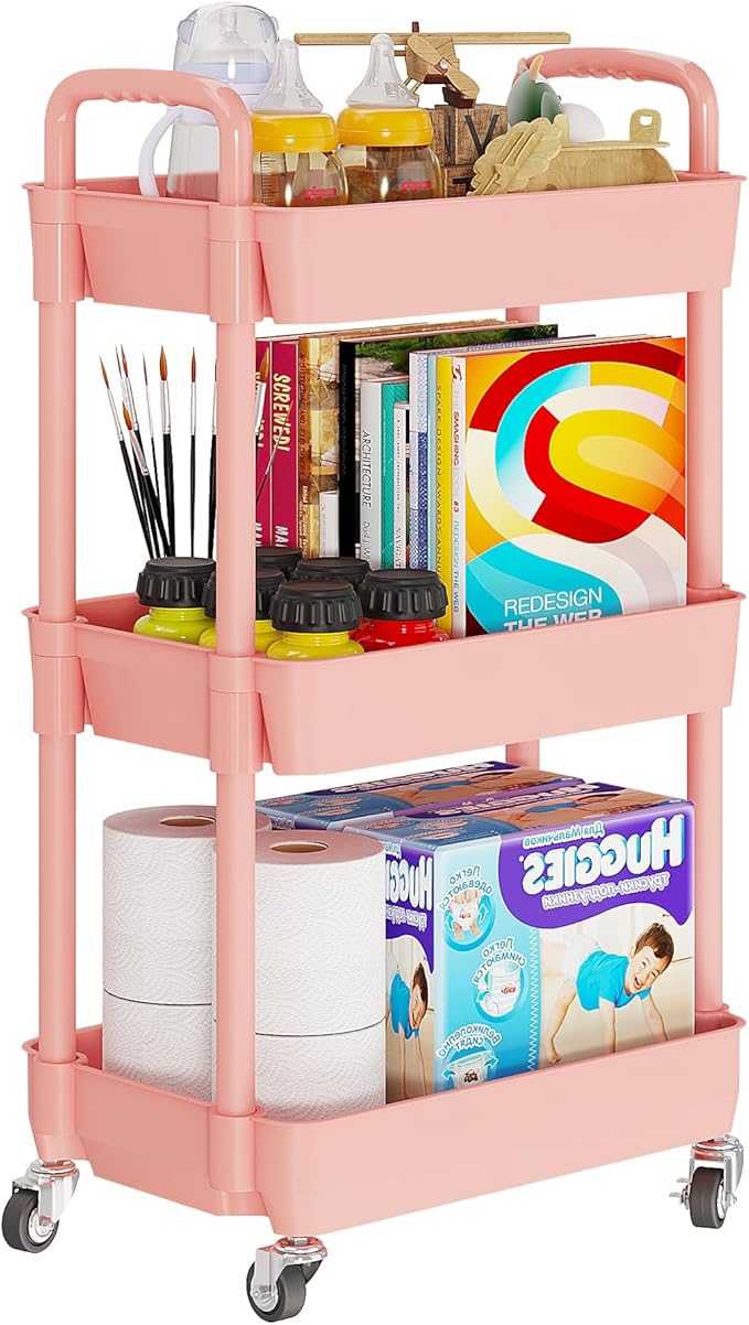 Laiensia 3-Tier Rolling Cart by Laiensia