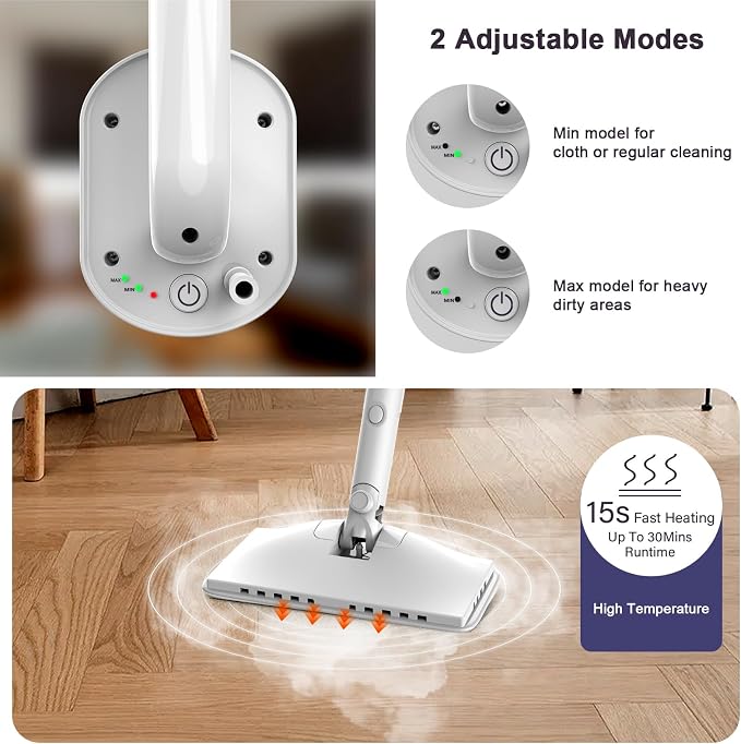 Steam Cleaner, 6 in1 Rotated Steam Mop Cleaner - Image 2