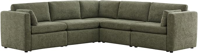 CHITA Oversized Modular Sectional Sofa Set, FSC Certified Extra Large 5 Seat V - Image 5