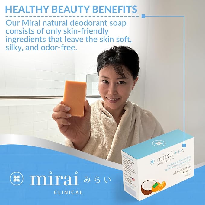 Mirai Clinical Persimmon Soap Bar - Image 4