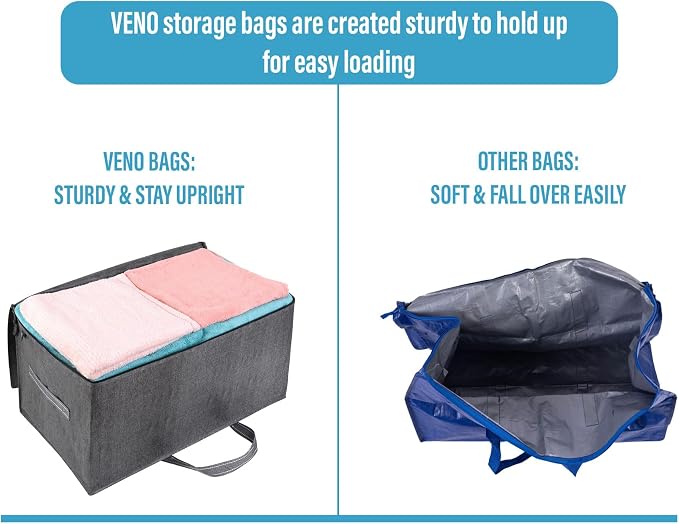 VENO 2 Pack Moving and Storage Bags, Heavy Duty, Alternative to Moving Boxes - Image 5