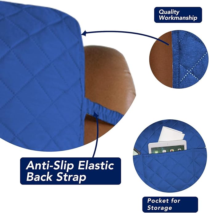 PureFit Reversible Quilted Oversized Recliner Sofa Cover, Water Resistant - Image 3