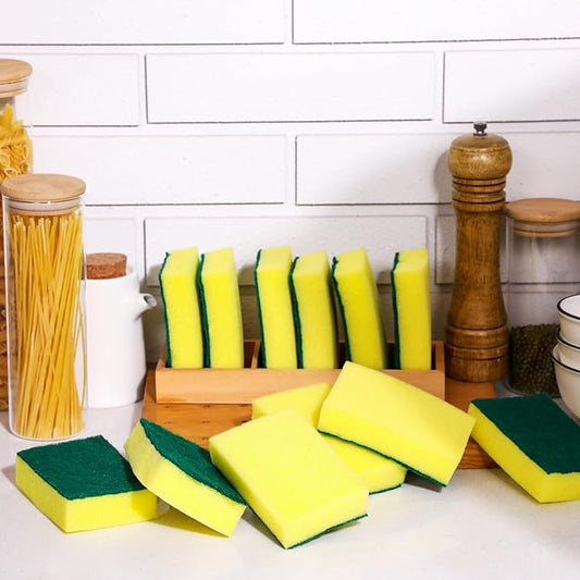 Tanlade 1000 Pcs Individually Wrapped Sponge Dishwashing Sponge Bulk Non - Image 2