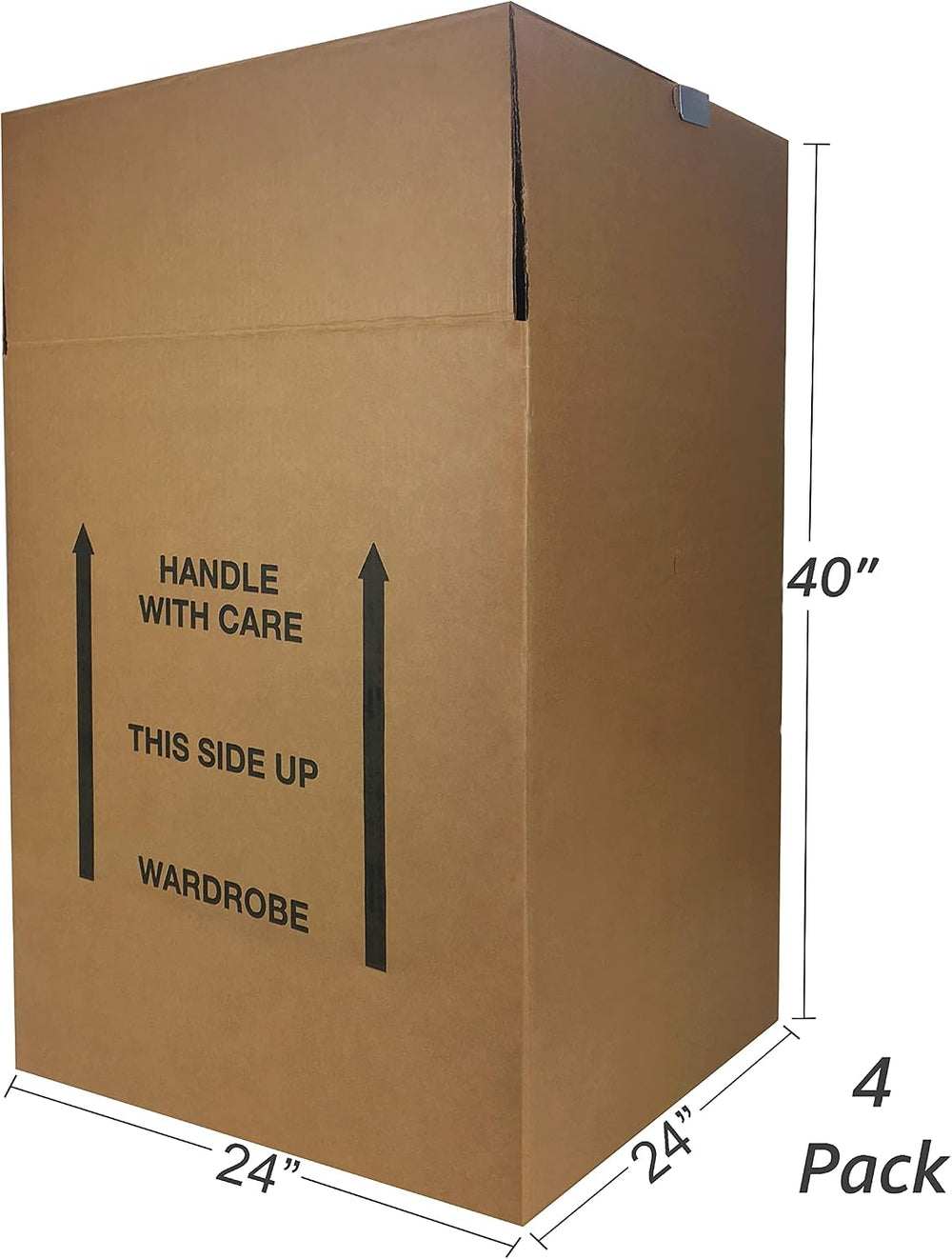 Moving Boxes Bundle, 6 Large Boxes for Moving, Packing and Storage, Brown Cor...