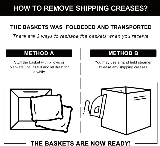 OIAHOMY Laundry Hamper, Laundry Basket，Rectangle Cotton Storage Basket - Image 7