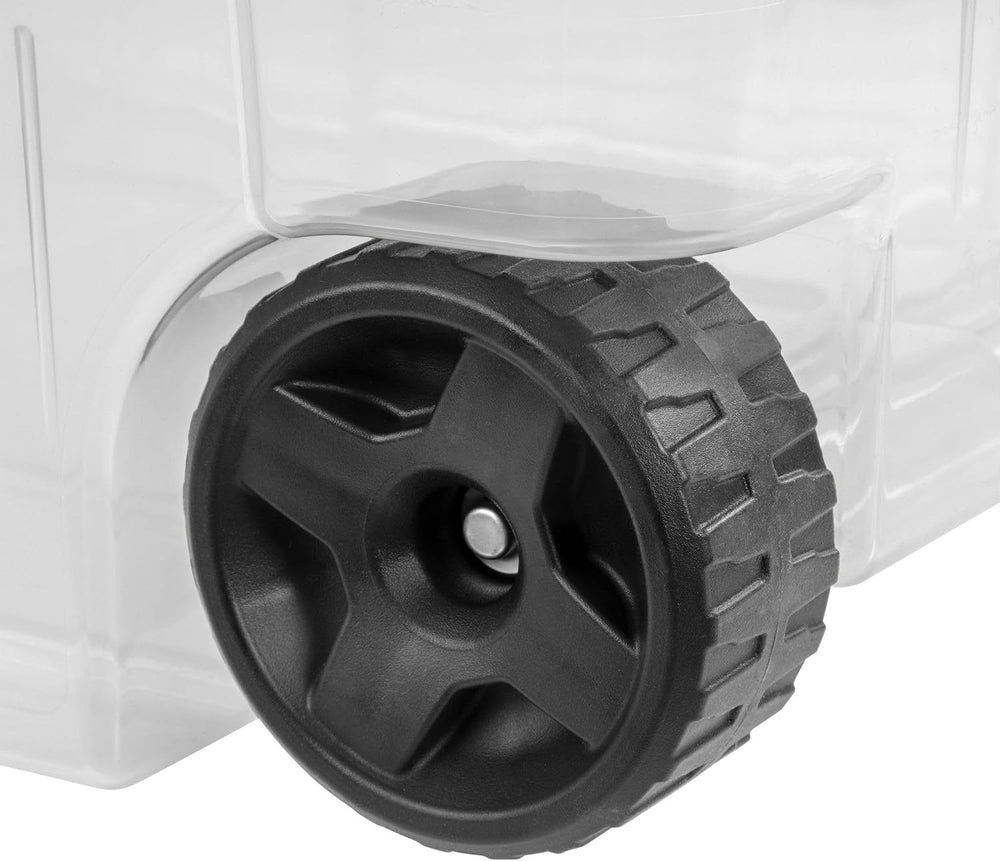 Extra Large Storage Bin, 40 Gallon Wheeled Plastic Storage Container with Han...