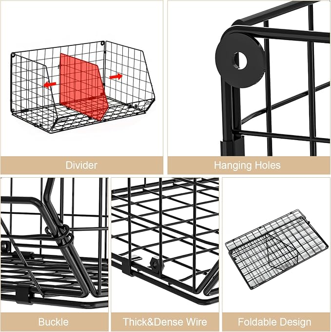 5 Tier Extra Large Closet Hanging Organizer - Image 7