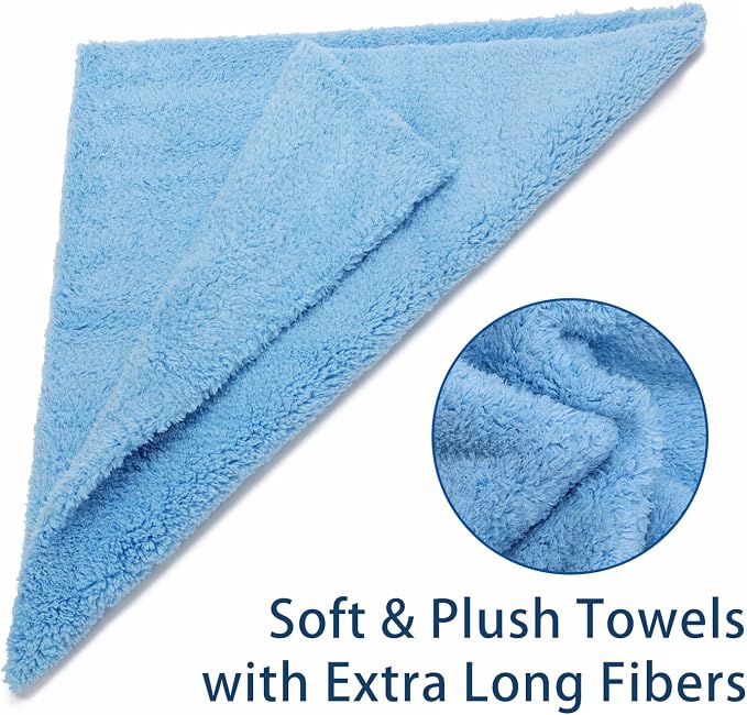 CARCAREZ Microfiber Towels for Cars, Car Drying Wash Detailing Buffing - Image 2