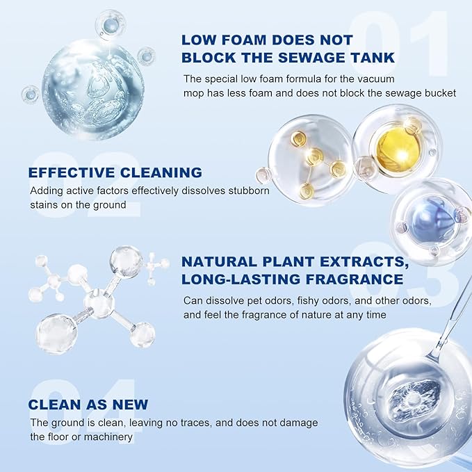 5 Bottles Compatible with Tineco Cleaning Solution Pet 500ml Per Bottle Orange - Image 5