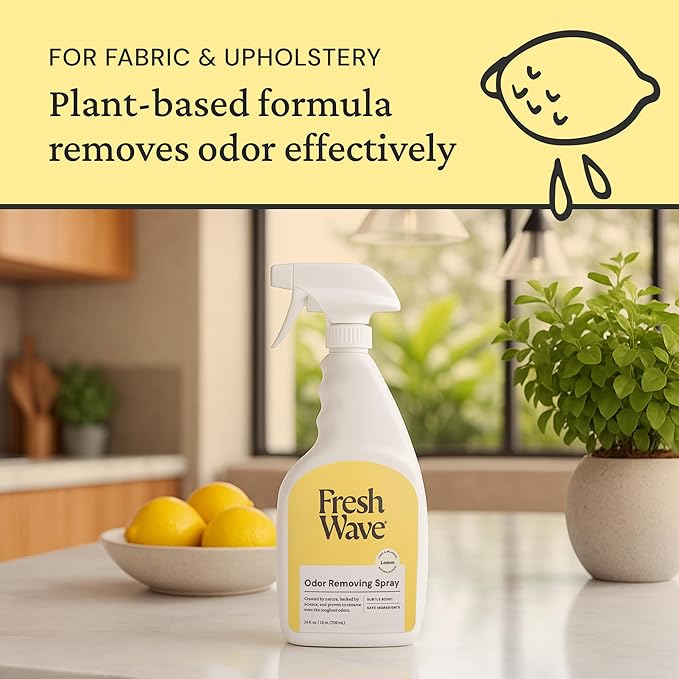 Fresh Wave Lemon Scent Odor Eliminator Spray & Air Freshener, 24 fl. oz. | Odor - Image 4