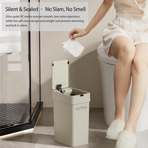 MRBIN Motion Sensor Bathroom Trash Can - Image 3