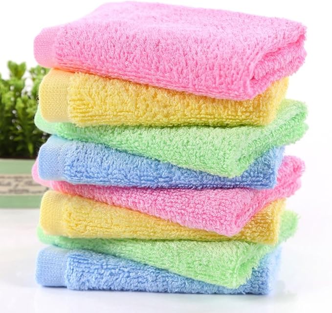 Bamboo Microfiber Cleaning Cloth-8Pcs Kitchen Wash Cloths, Wood Fiber Window - Image 5