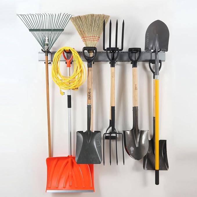 Wall Mount Tool Storage Rack, Garage Organization, Heavy Duty Garage Storage - Image 2