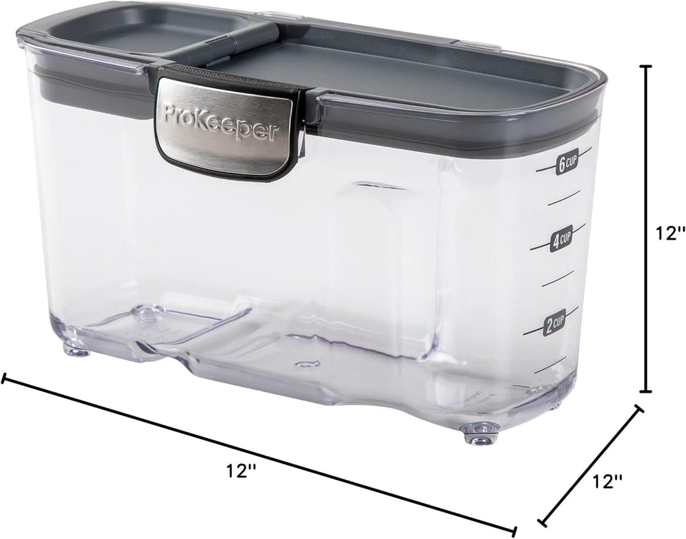Progressive International ProKeeper+ Clear Plastic Airtight Food Baker's ...