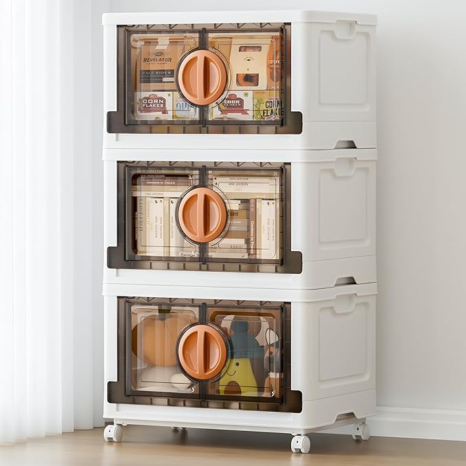 JEKO&JEKO 249Qt Lockable Stackable Storage Bins by JEKOJEKO