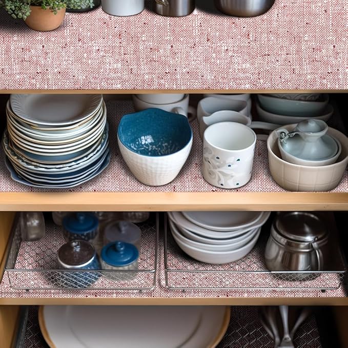 18 x 96 Inch Shelf Liner for Kitchen Cabinets Non Adhesive Kitchen Drawer Liner - Image 6
