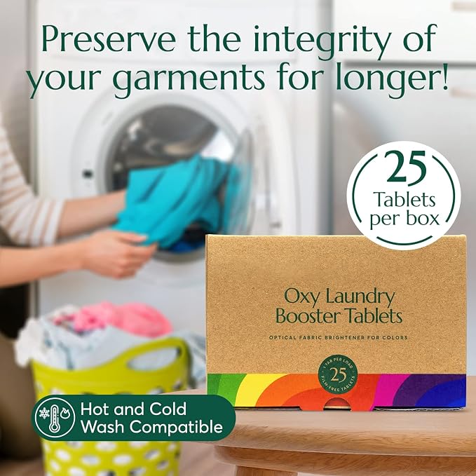 Cleanomic - Oxy Laundry Booster Tablets - Oxy Cleaner Laundry Stain Remover - Image 6