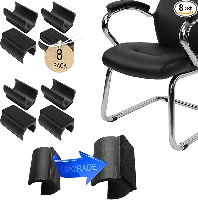 Rectangle U Shaped Chair Leg Tips Cap by FURCAPS