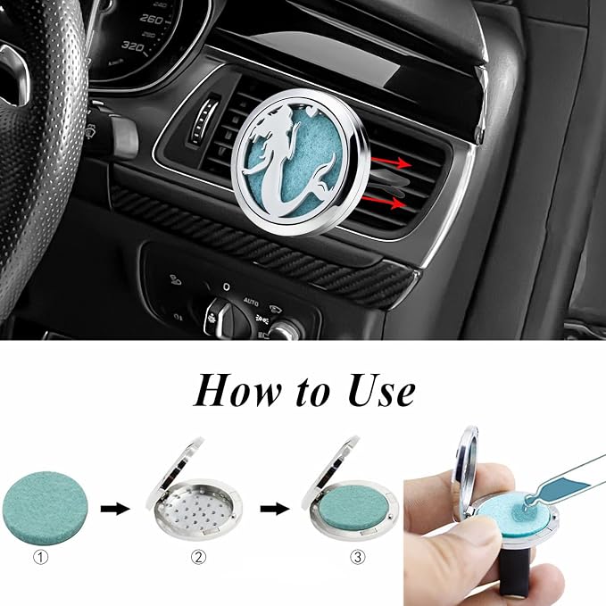 30mm Car Essential Oil Diffuser Vent Clip Air Freshener Vent Clips Aromatherapy - Image 5