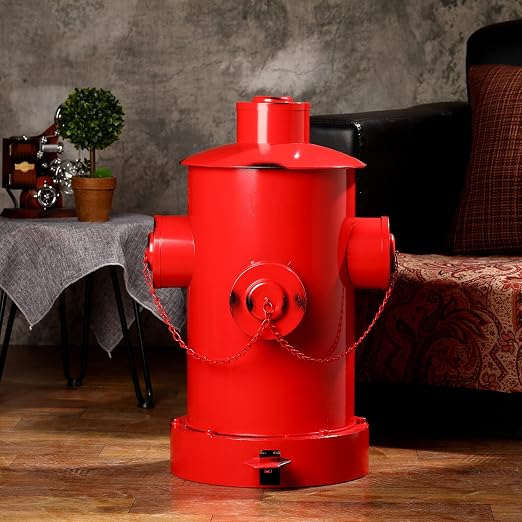 Hoolerry Fire Hydrant Trash Can Retro Creative Garbage Can - Image 6