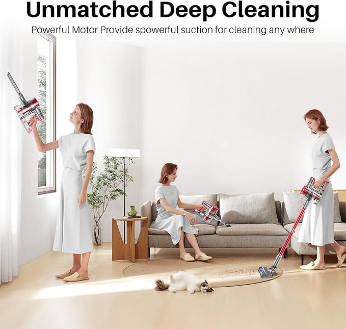 Cordless Vacuum Cleaner, Lightweight Stick Vacuum Cleaner - Image 3
