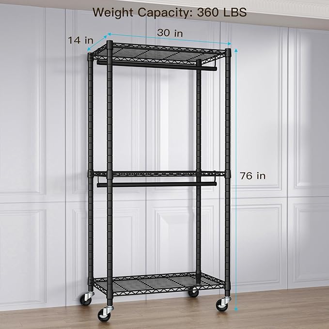 FUTASSI Heavy-Duty Portable Closet, Carbon Steel - Image 6