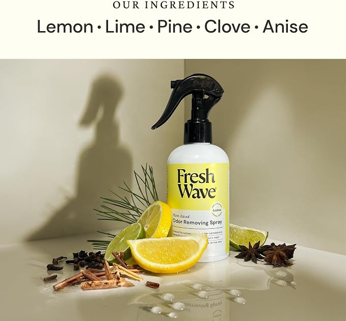 Fresh Wave Lemon Scent Odor Removing Spray, 8 fl. oz. | Pack of 2 | Odor - Image 2