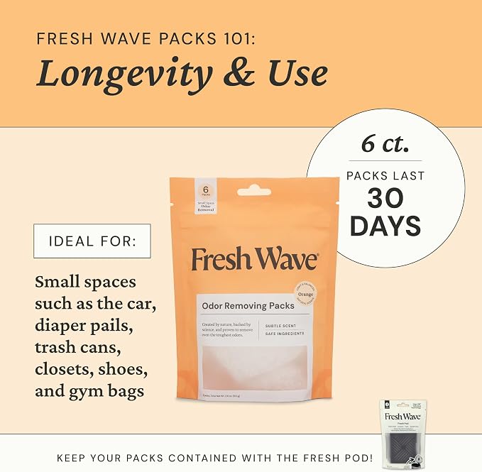 Fresh Wave Orange Odor Eliminating & Deodorizing Packs - Image 5
