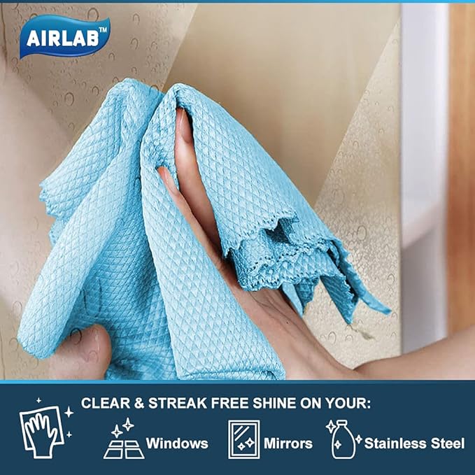 Streak Free Miracle Cleaning Cloths Easy Clean Nanoscale, Microfiber Polishing - Image 5