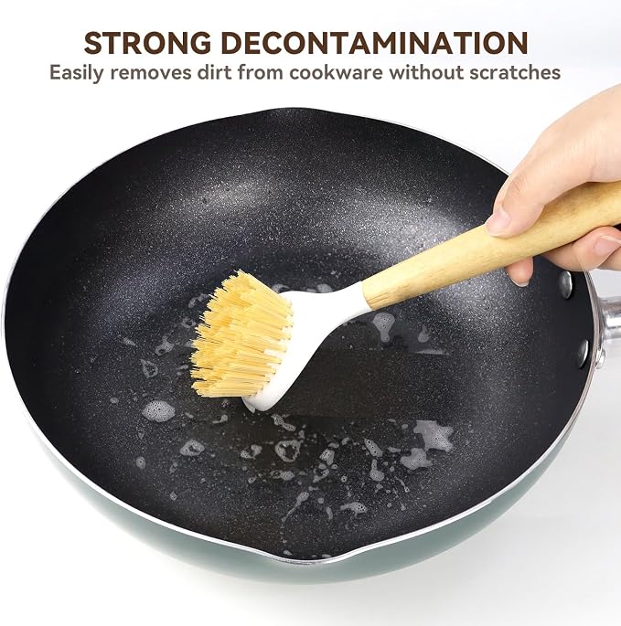 2 Pack Kitchen Scrub Brushes for Cleaning Dish Brush - Image 3