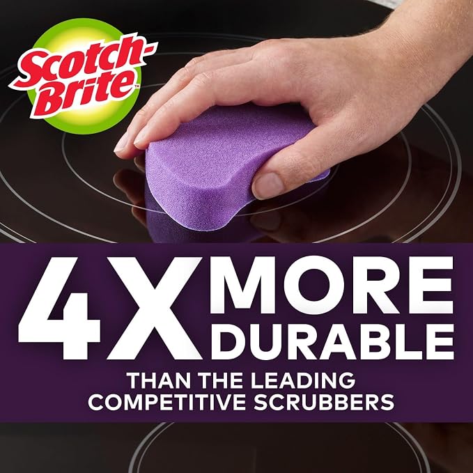 Scotch-Brite Glass Cooktop Pads, Scratch-Free & Non-Abrasive Scrubbers - Image 5