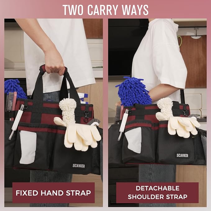 Compact Wearable Cleaning Caddy, Small Cleaning Caddy Supplies Organizer - Image 6