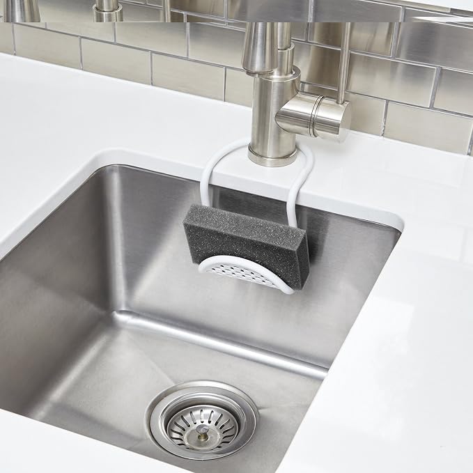 Umbra Sling Flexible Sink Caddy, Non-Slip – Holds Sponge, Scrubbing Brush or - Image 3
