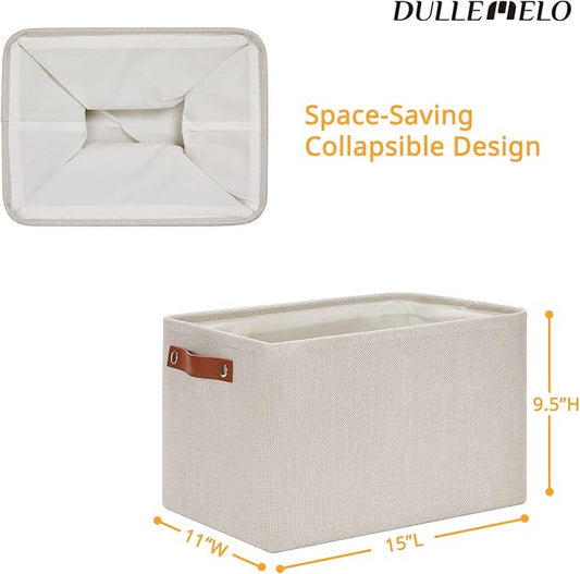 DULLEMELO Fabric Organizer for Storage, Nursery - Image 2