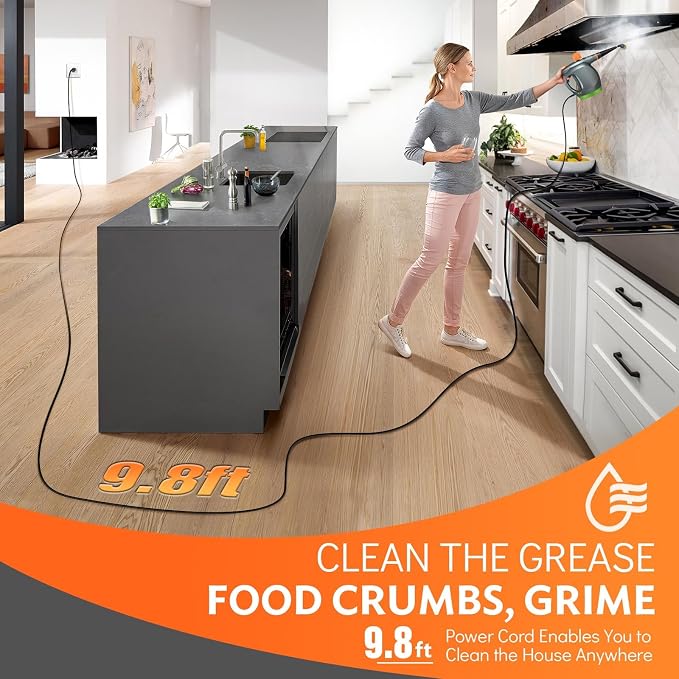 1250W Powerful Handheld Steam Cleaner - Image 7