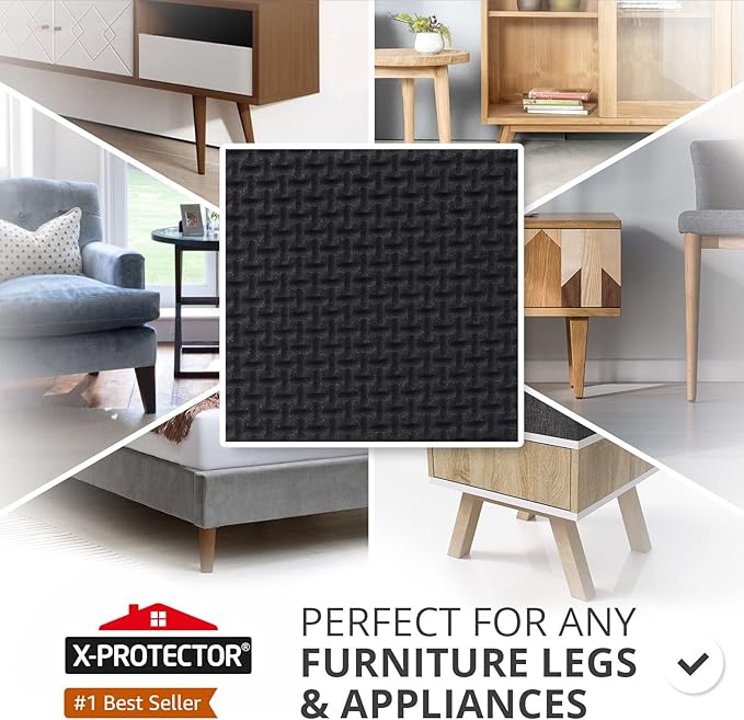 Non Slip Furniture Pads X-PROTECTOR – 16 PCS Furniture Grippers 2 1/2" - Image 2