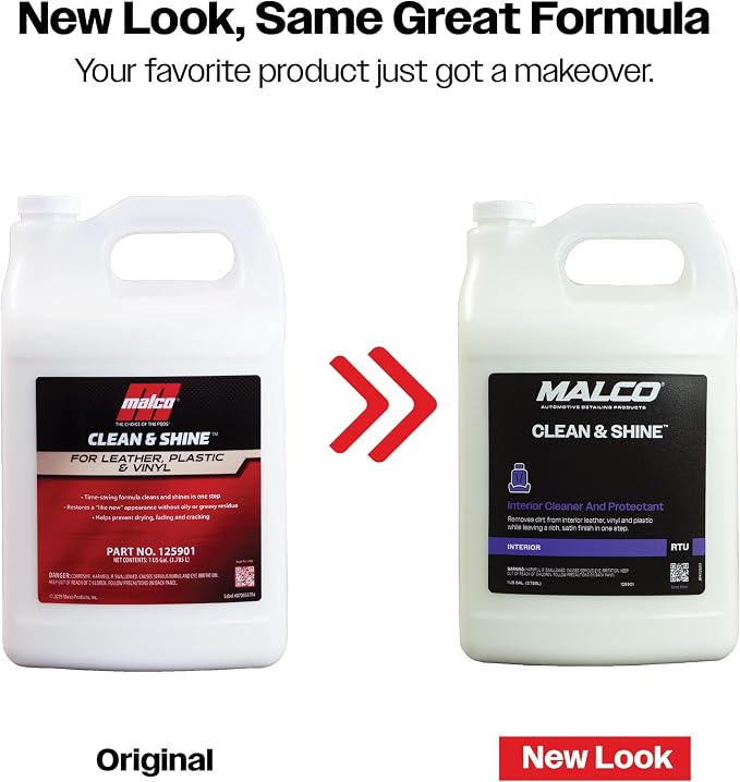 Malco Clean & Shine Interior Car Cleaner and Dressing – Restore Leather - Image 2