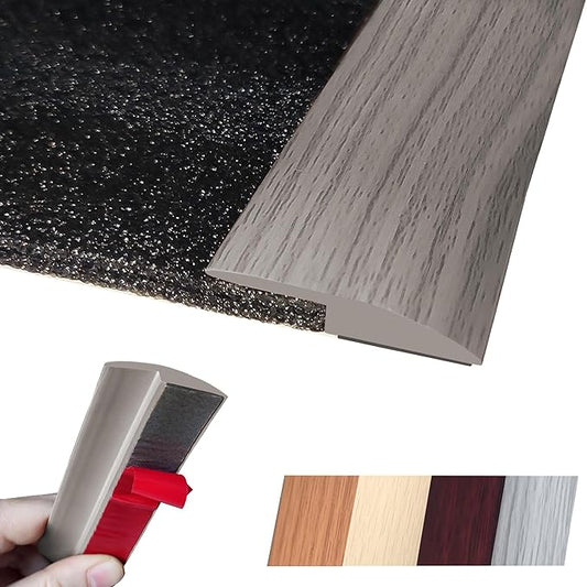 Floor Transition Strip Self Adhesive Carpet Wood Tile Vinyl Flooring Laminate by MaxirocHomeEnhancements