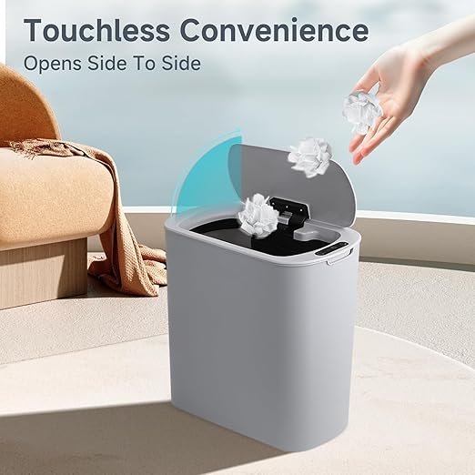 5 Gallon Motion Senor Bathroom Trash Can - Image 2