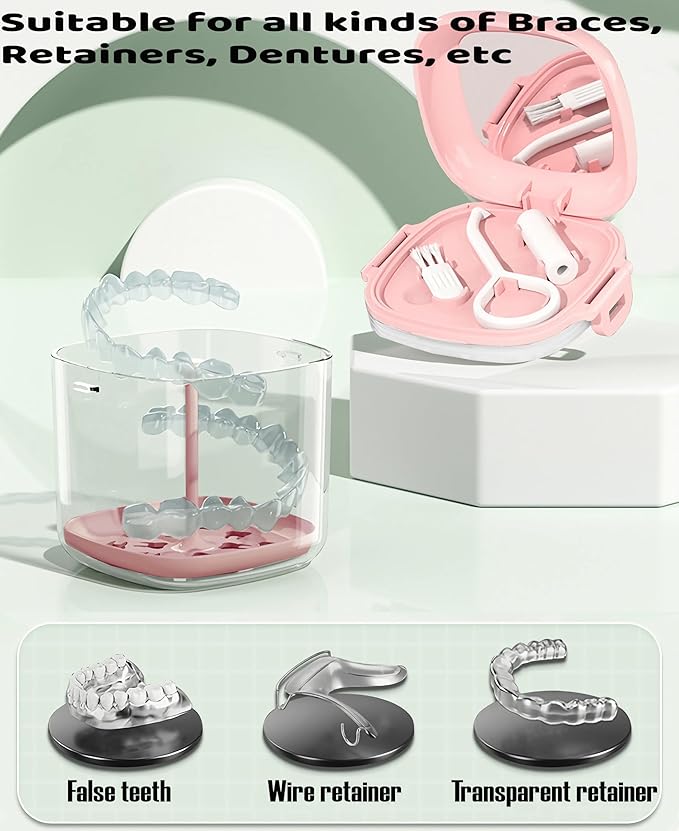 MURRI&MURRDI Retainer Case, Denture Bath Box - Image 5