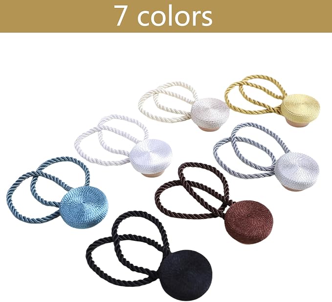 Magnetic Curtain Tiebacks - 12mm Magnetic Tie Backs - Image 7