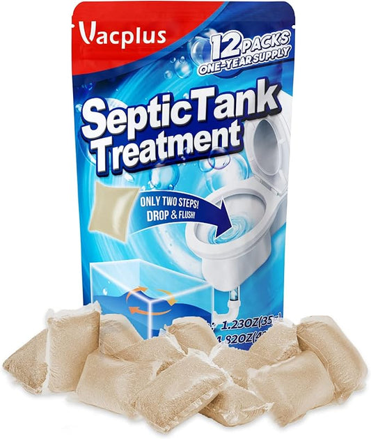 Vacplus Septic Tank Treatment 12 Pcs by Vacplus