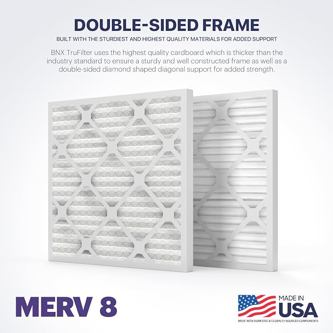 BNX TruFilter 24x24x1 Air Filter MERV 8 - Image 5