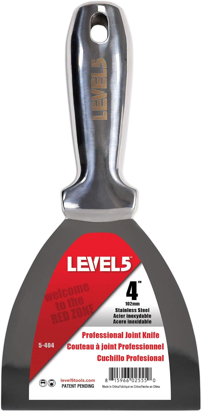 4" All Stainless Steel Joint Knife by LEVEL5Tools