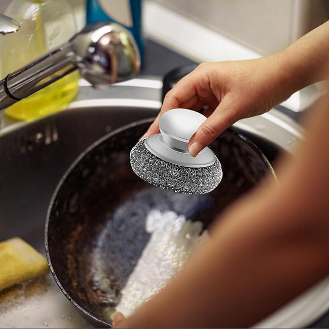 Stainless Steel Wool Scrubber - Image 5